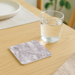 【Monster】 Soft Diatomaceous Earth Absorbent Coaster – Misty Sakura Tales (10x10cm) – Deep Space Gray, , large