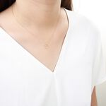 【Angel & Me】開心貓 小貓 貓奴 s925純銀 厚鍍24k純金項鍊 禮物, , large