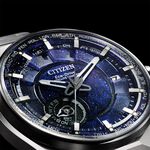 CITIZEN 星辰 限量週年紀念款 超級鈦GPS衛星對時手錶-星際藍 禮物 CC3097-52L, , large