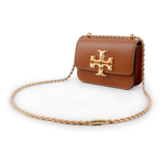 TORY BURCH Eleanor 大標誌翻蓋小款二用包/威士忌棕, , large