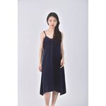 (S) fe cha質感藍色洋裝二手衣, , large