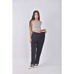 (XL) giordano高腰棉質素面藍色長褲二手衣, , large