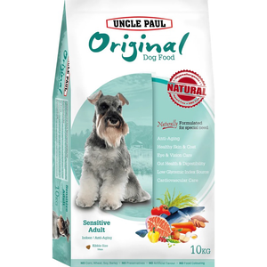 【UNCLE PAUL 保羅叔叔】田園生機犬糧系列10kg-熟齡保健（雞+鮭）