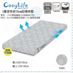 健康活性碳10cm記憶床墊3x6.2, , large