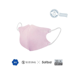 [佑全保健藥妝]易廷x舒芙氧小童3D口罩-粉色30片/盒, , large