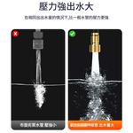 Elastic telescopic water hose (5 meters forward, 15 meters after filling with water), , large