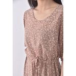 (L) vanessa韓牌碎花氣質粉色洋裝二手衣, , large