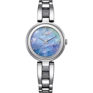 CITIZEN 星辰 夢幻蝴蝶光動能手鍊女錶-28mm EM0801-85N