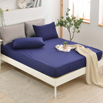 【FOCA】Illusory blue | Professional Care Grade 100% Super Waterproof Mattress Cover-Double, , large