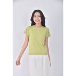 (S) approach韓牌質感草綠色短袖上衣二手衣, , large