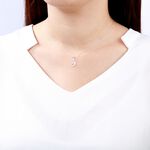 【Angel & Me】心月相依 s925 純銀 星星 月亮 項鍊 生日禮物, , large