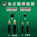 WIN五金 台灣上好牌 歐式快速接頭 <大延長母> 電焊機用電焊夾, , large