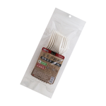 玉米澱粉環保湯匙-10入x6組+玉米澱粉環保叉子-10入x6組, , large