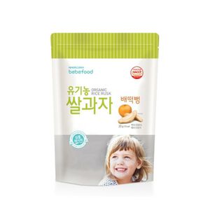 【韓國 BEBEFOOD】寶寶福德 米餅-韓國梨(總代理公司貨) 新包裝