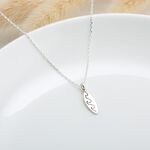 【Angel & Me】Surfboard s925 sterling silver necklace Birthday Valentine Day gift, , large