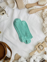 【RUNWAY】《RUNWAY SOCKS》Japanese/Korean Style Candy Socks – 22 Colors, Double Cylinder No-Show Socks – Pastel Green Limited Quantity – While Supplies Last, , large