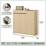 【唯熙傢俱】萊恩黃橡木4尺鞋櫃, , large