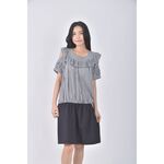 (S) two cv fashion質感藍色洋裝二手衣, , large