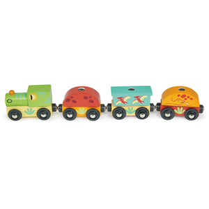 Mentari 恐龍小火車(木製玩具/磁吸式)