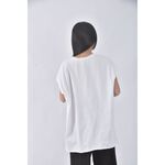 (XL) monday weekend質感字母白色上衣二手衣, , large