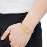 【ULOO】Flash 幾何美學不鏽鋼手環-金色 UB2000610, , large