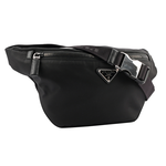 PRADA 三角牌Logo 尼龍腰包/黑色, , large
