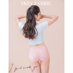 【Clany可蘭霓】美膚保養絲蛋白高腰L-Q(2XL)內褲 玫瑰粉 2189-32, , large