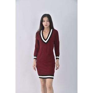 (S) forever21v領紅色洋裝二手衣