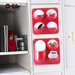 【O-Life】Magnetic wall-mounted storage model C beige, , large