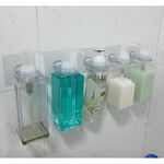 [熊好貼國際]洗髮精架 沐浴乳架 洗碗精架 永不生鏽 凹凸紋路牆面(超黏貼) 皆可貼 平滑面（重覆貼) 無痕掛勾掛鉤, , large