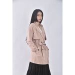 (S) blue shop韓牌質感棉質粉色外套二手衣, , large