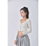 (S) 【安于晴Charlene私服】macaron韓牌質感杏色外套二手衣, , large