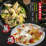 Frozen Fully-Cooked Pork & Cabbage Steamed Dumplings, , large