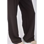 (L) single noble質感棕色長褲二手衣, , large