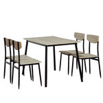 Dining table with four chairs, , large