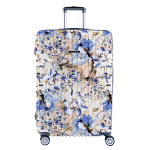 NaSaDen [Beige Flower]29" Checked Zipper Luggage