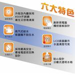 元山 觸控式濾淨不鏽鋼溫熱開飲機 YS-8301DWB, , large