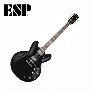 ESP Edwards E-SA-160LTS BK 半空心爵士電吉他 黑色【敦煌樂器】