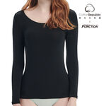 CR Function 倍暖輕彈發熱衣女圓領, , large