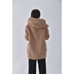 (M) 【房業涵私服】liz lisa毛毛棕色外套二手衣, , large