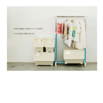  【Y HOUSE】Macaron pink double-rod hanger, open hanger, clothes rail - pink, , large