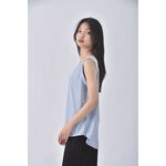 (S) blue shop質感無袖藍色上衣二手衣, , large