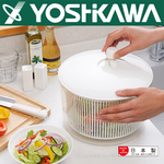 【YOSHIKAWA吉川】日本蔬菜脫水器(大)SP1195 日本製 手動甩水神器, , large