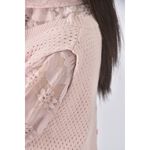 (S) 質感兩件式粉色長袖上衣二手衣, , large