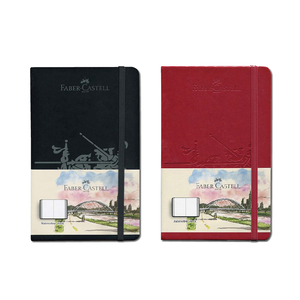 【Faber-Castell】輝柏 藝術繪畫本 /本 10001TW黑、10002TW紅  -  多款可選