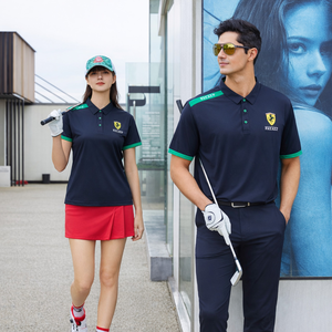 【FALALI】短袖冰感POLO衫-女(黑)