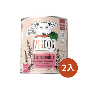 【倆寶貝精品館】VEGDOG德國蔬狗 蔬食冠軍犬罐-敏感犬配方400g
