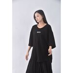 (XL) blackfriday質感黑色短袖上衣二手衣, , large