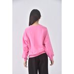 (S) design質感圓領粉色長袖上衣二手衣, , large
