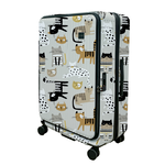NaSaDen Rhein Series [Stripe Cat]25" Front Opening Luggage, , large